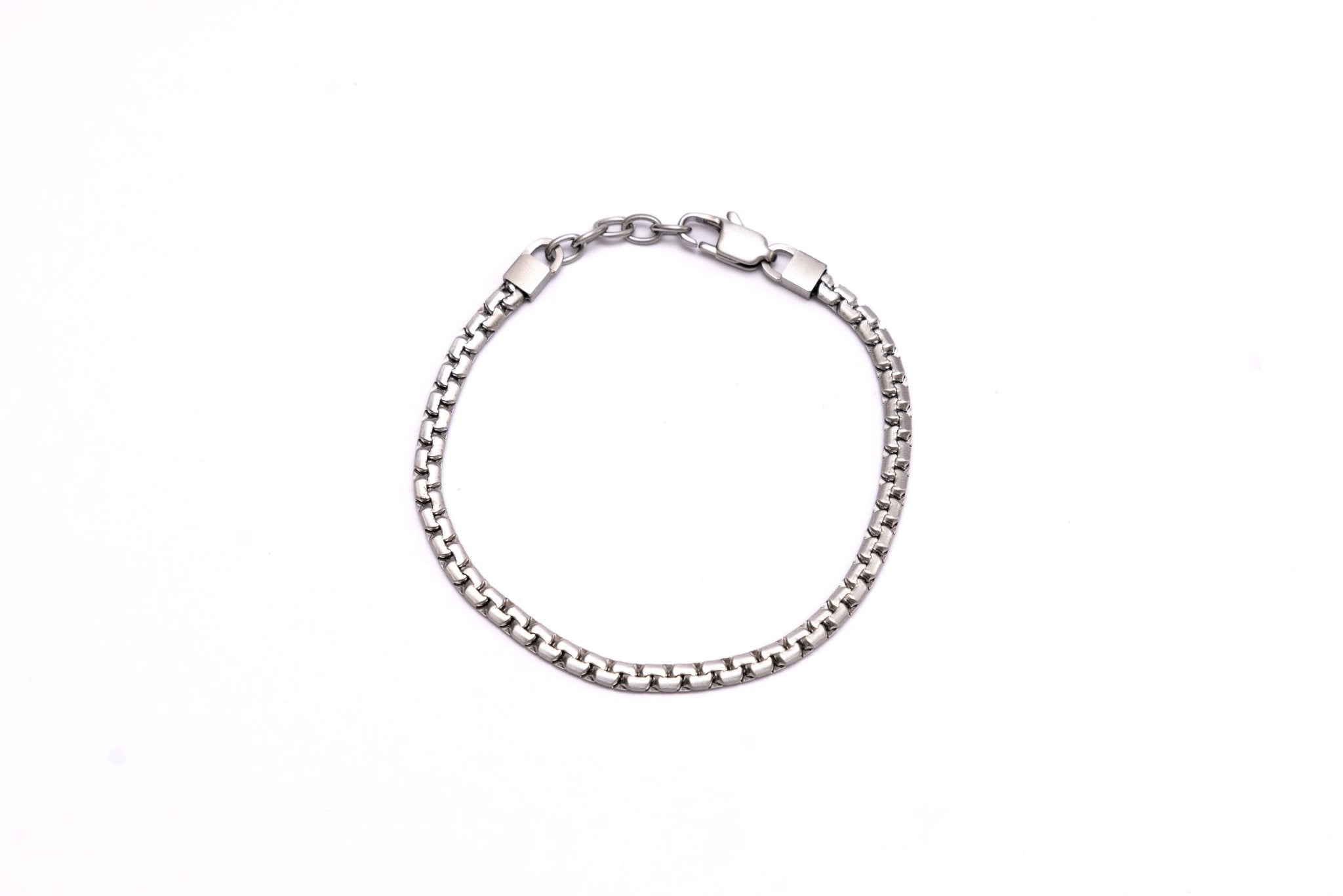 Bracciale acciaio maglia piatta - KLK