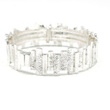 Bracciale barrette fine lucido - KLK