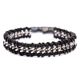 Bracciale catena intrecciata - KLK