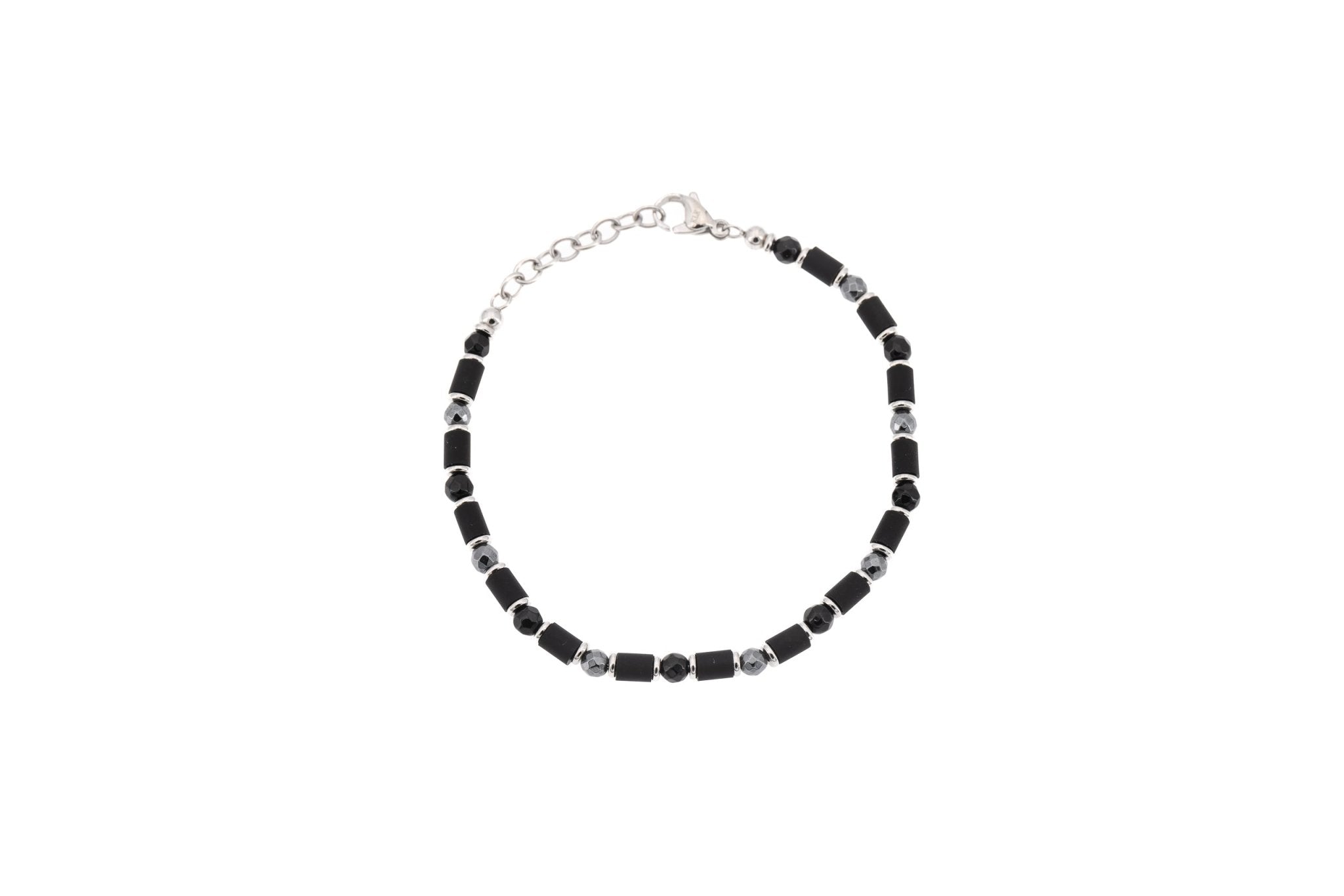 Bracciale cilindri ematite - KLK