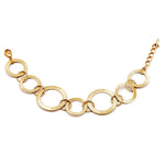 Bracciale con tondi graffiati - KLK