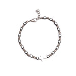 Bracciale dadini ematite croce - KLK