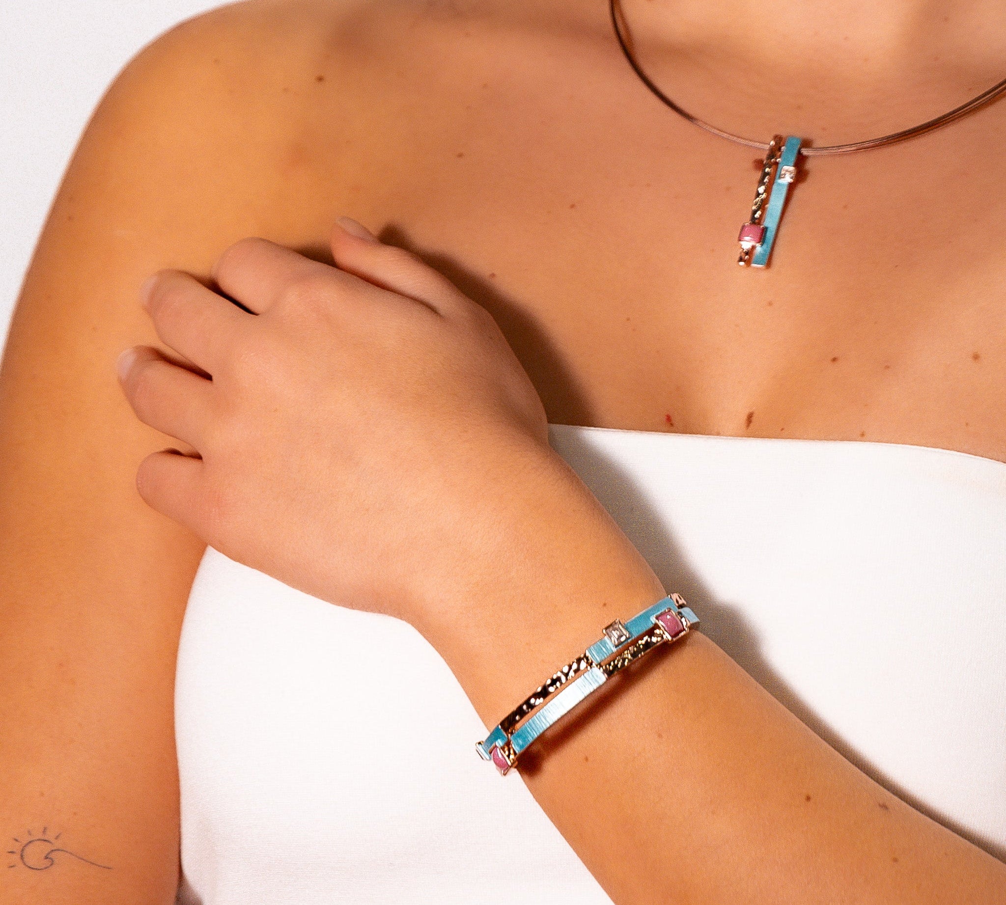 Bracciale doppia barretta - KLK