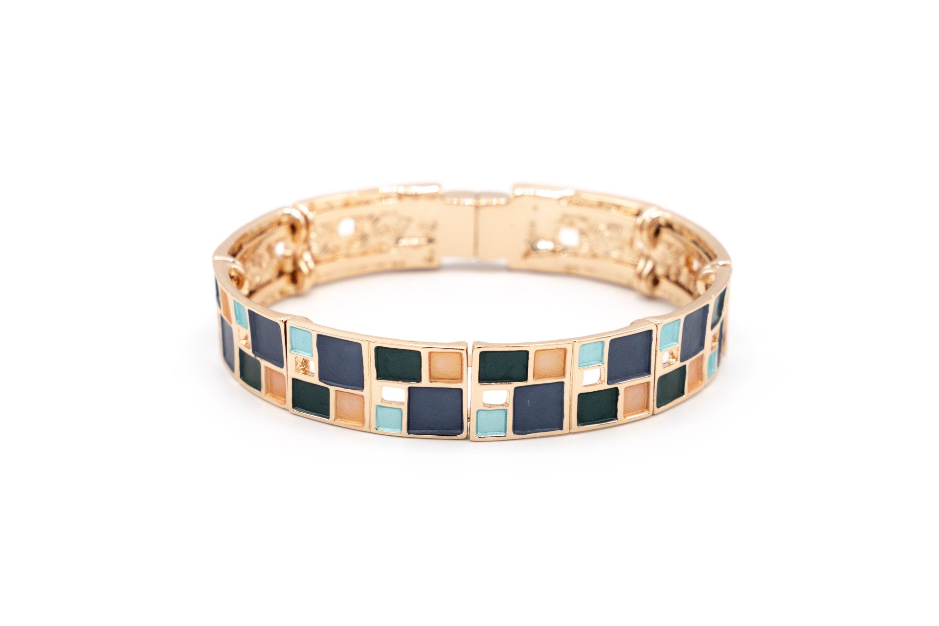 Bracciale mosaico quadretti - KLK