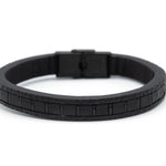 Bracciale pelle righette - KLK