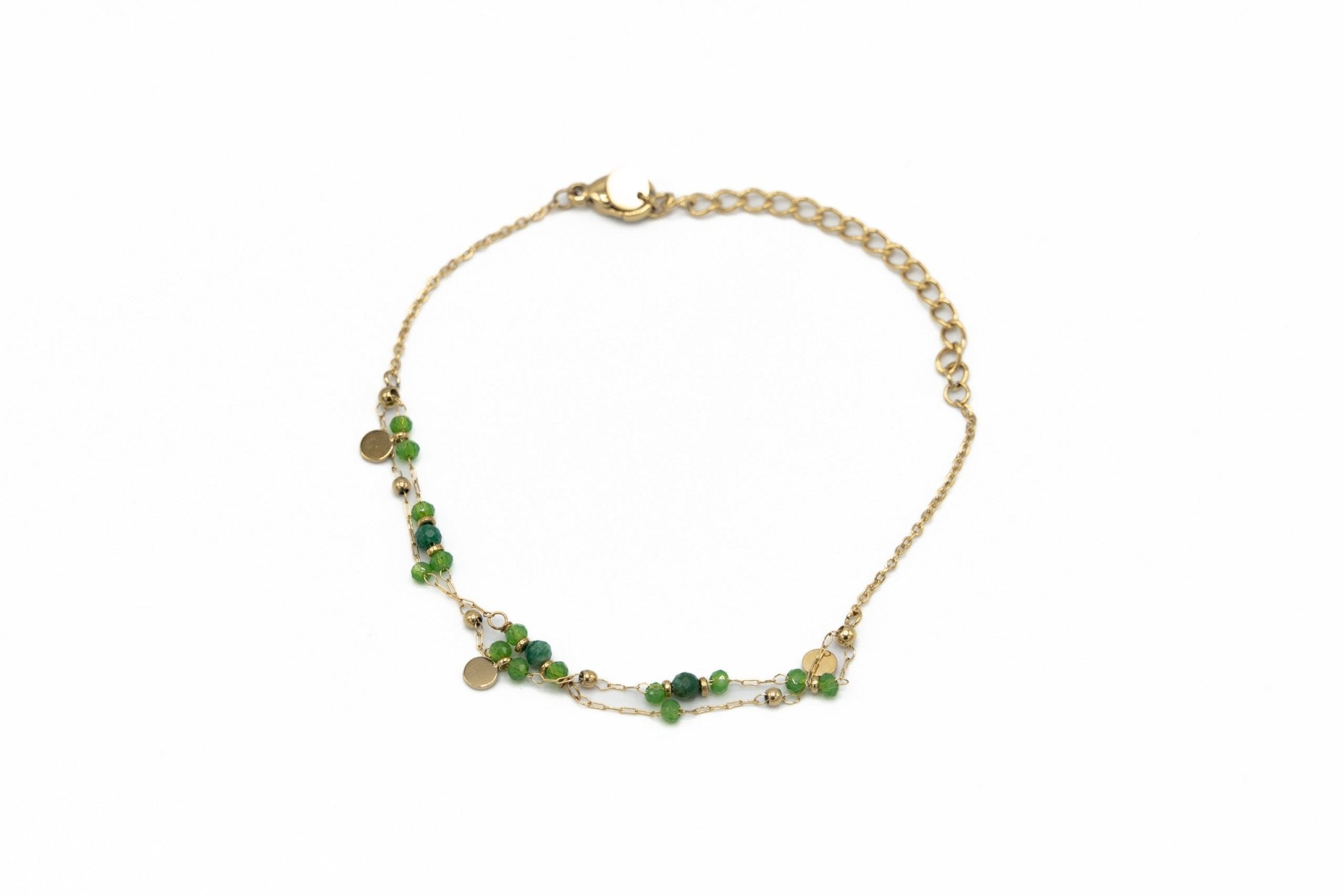 Bracciale pietrine doppio filo - KLK