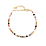 Bracciale pietrine e cilindri - KLK