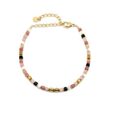 Bracciale pietrine e cilindri - KLK