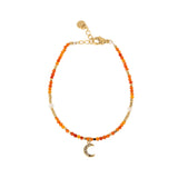 Bracciale pietrine e luna - KLK