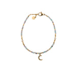 Bracciale pietrine e luna - KLK
