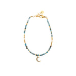 Bracciale pietrine e luna - KLK
