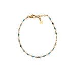 Bracciale pietrine e perle - KLK