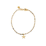 Bracciale pietrine e stella marina - KLK