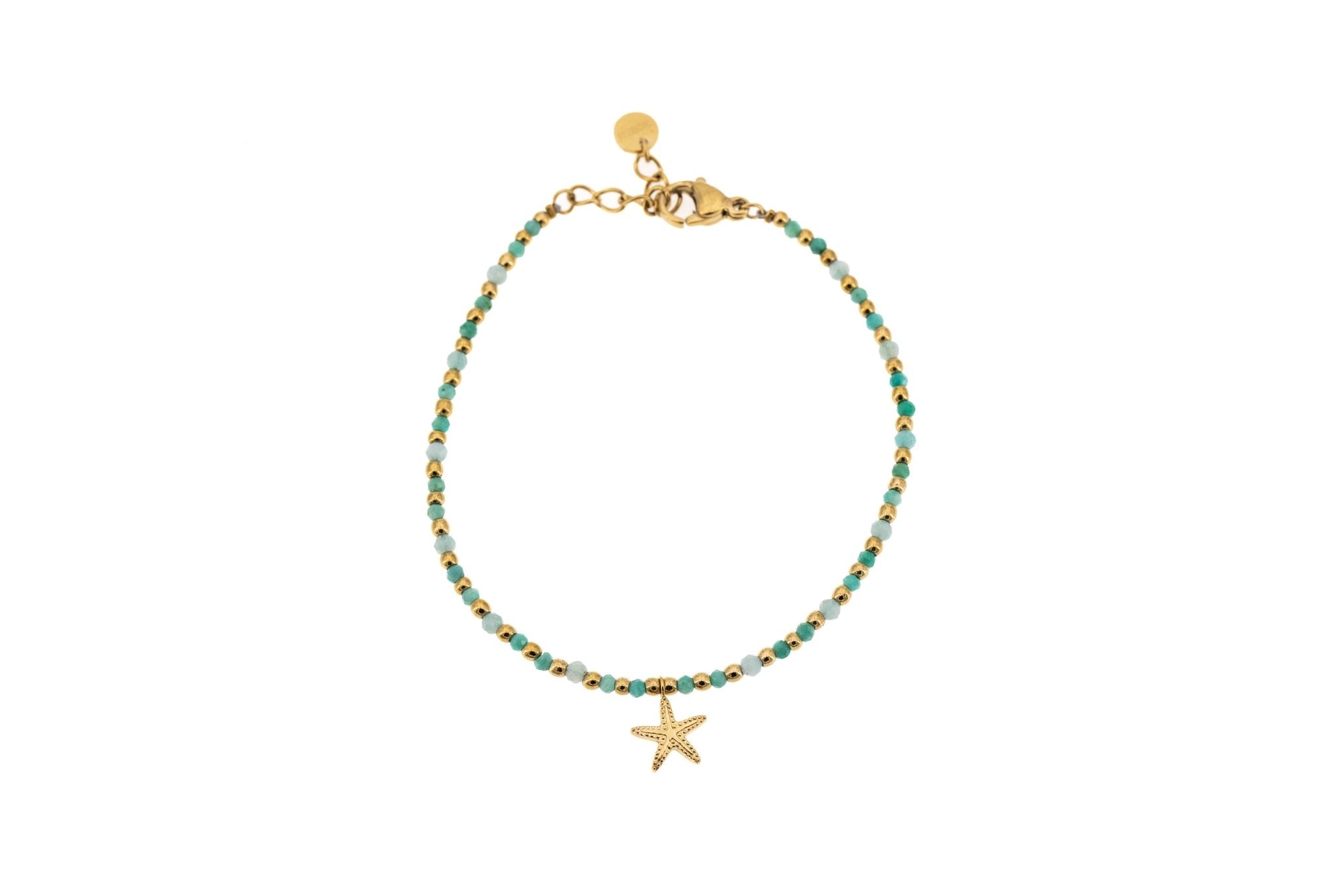 Bracciale pietrine e stella marina - KLK