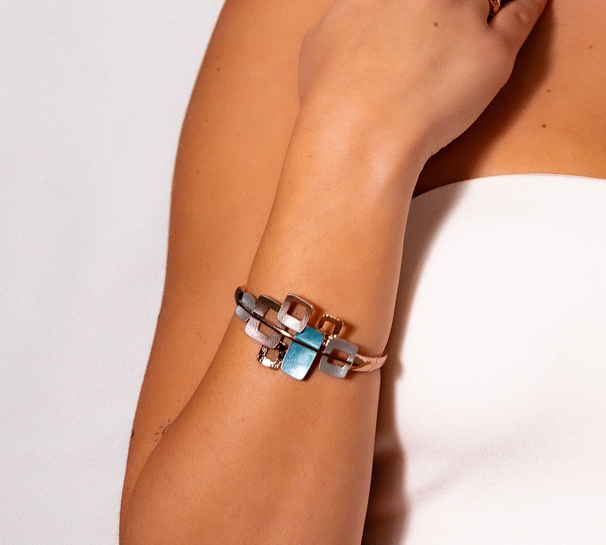 Bracciale quadrati e rettangoli - KLK