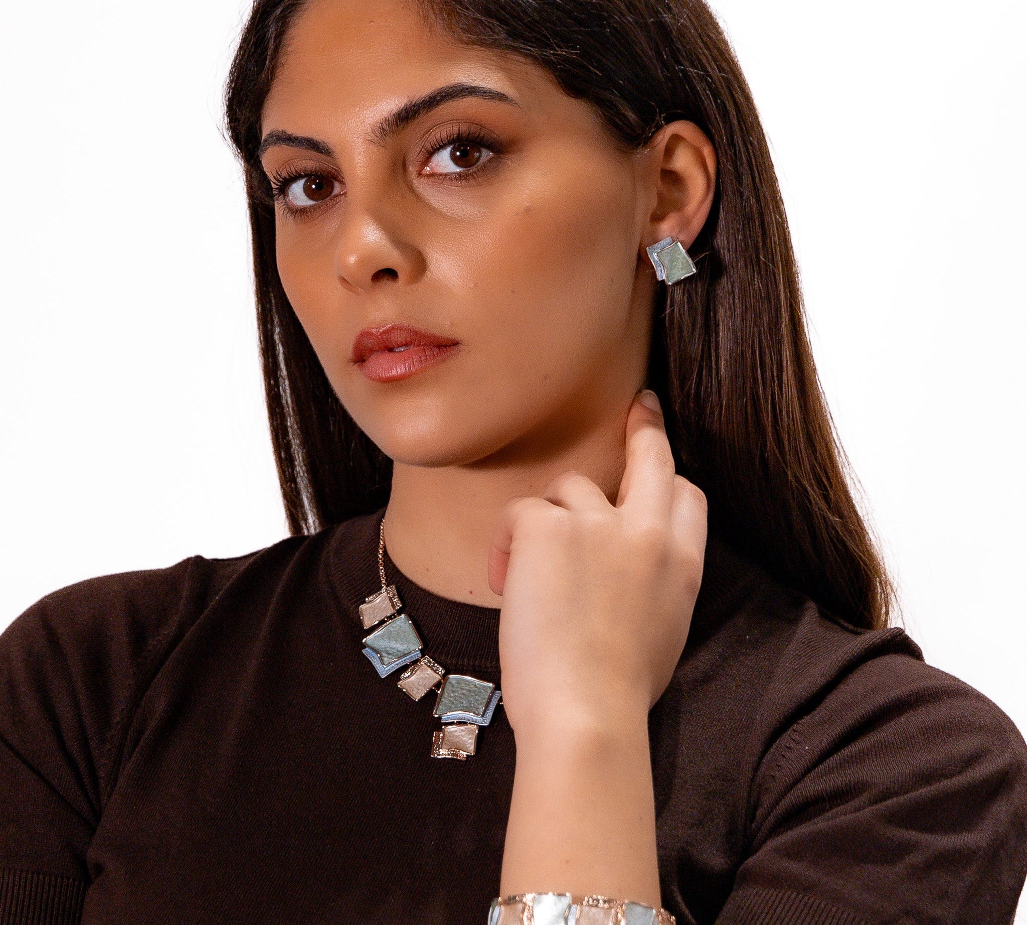 Bracciale quadrati irregolari - KLK