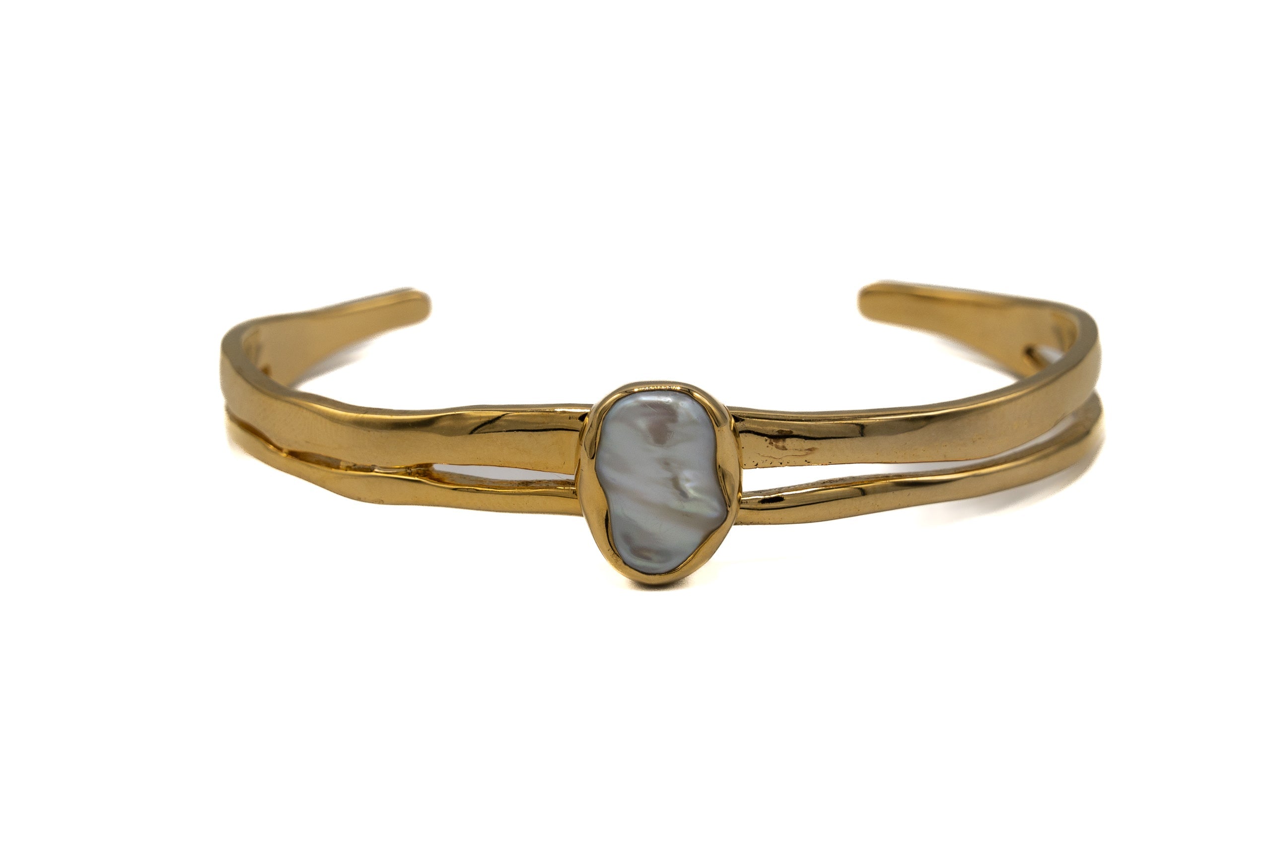 Bracciale rigido perla - KLK