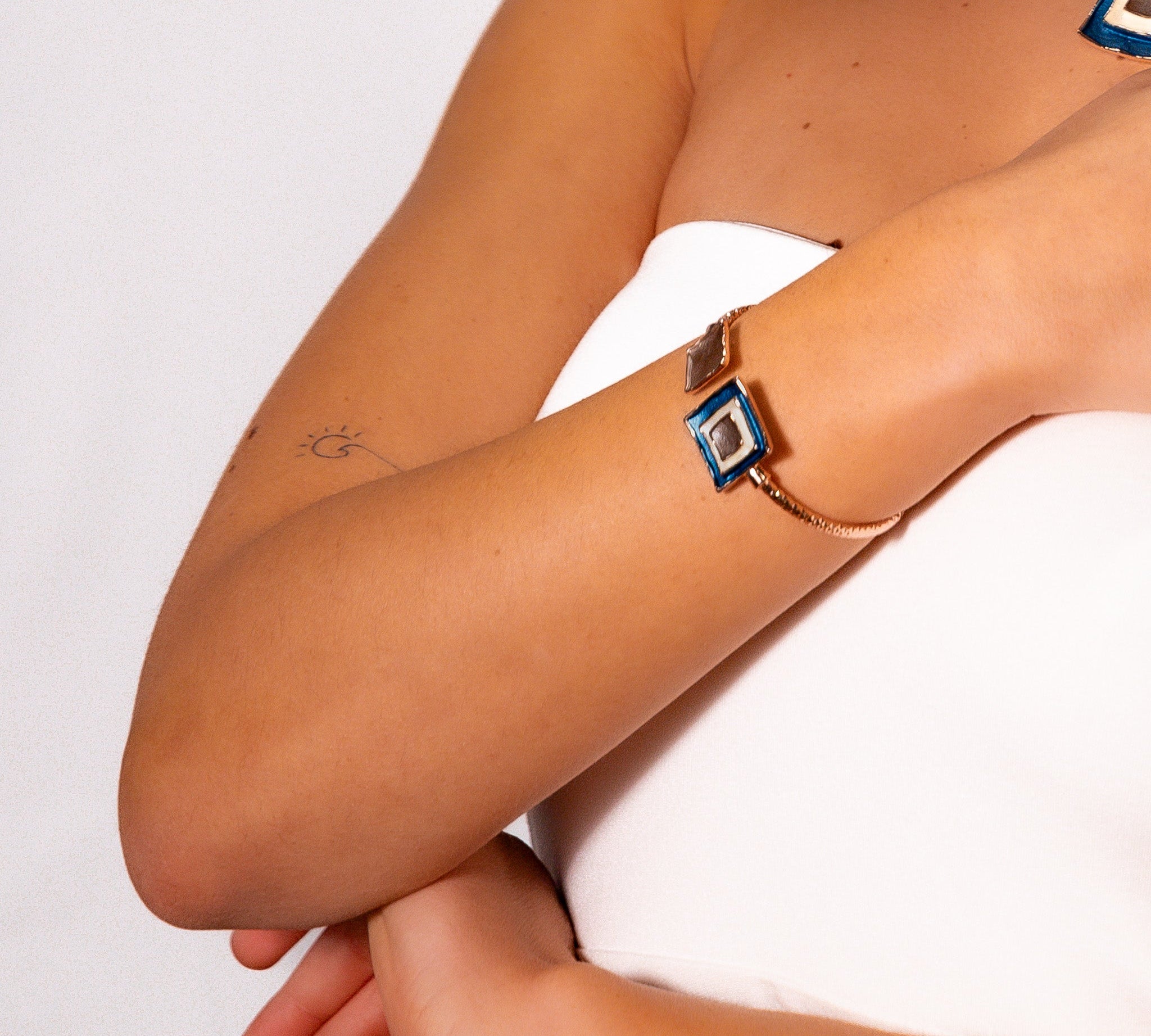 Bracciale tre quadrati - KLK