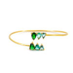 Bracciale triangolini cristalli - KLK