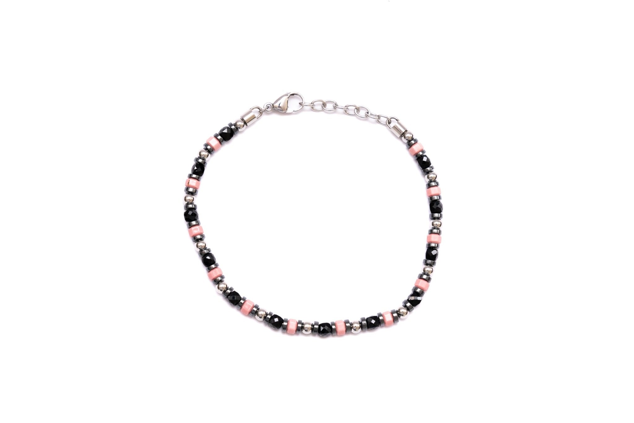 Bracciale tubini onice e agata - KLK