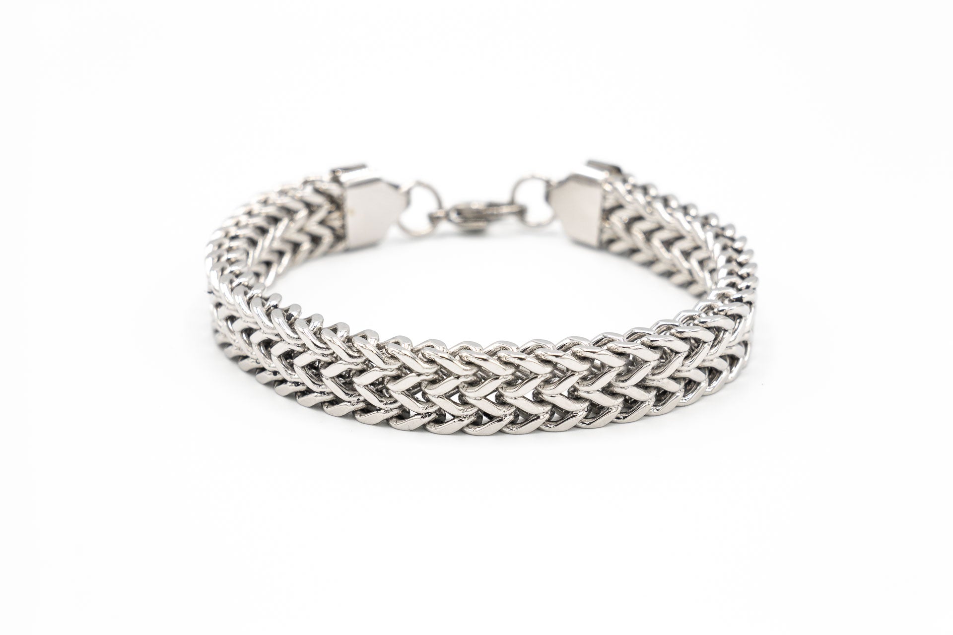 Bracciale uomo acciaio piatto - KLK