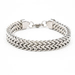 Bracciale uomo acciaio piatto - KLK