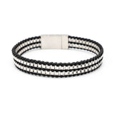 Bracciale uomo due file - KLK