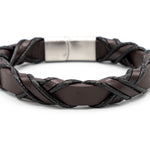 Bracciale uomo treccia alta - KLK
