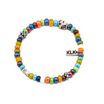 Bracciale vetro colorato - KLK