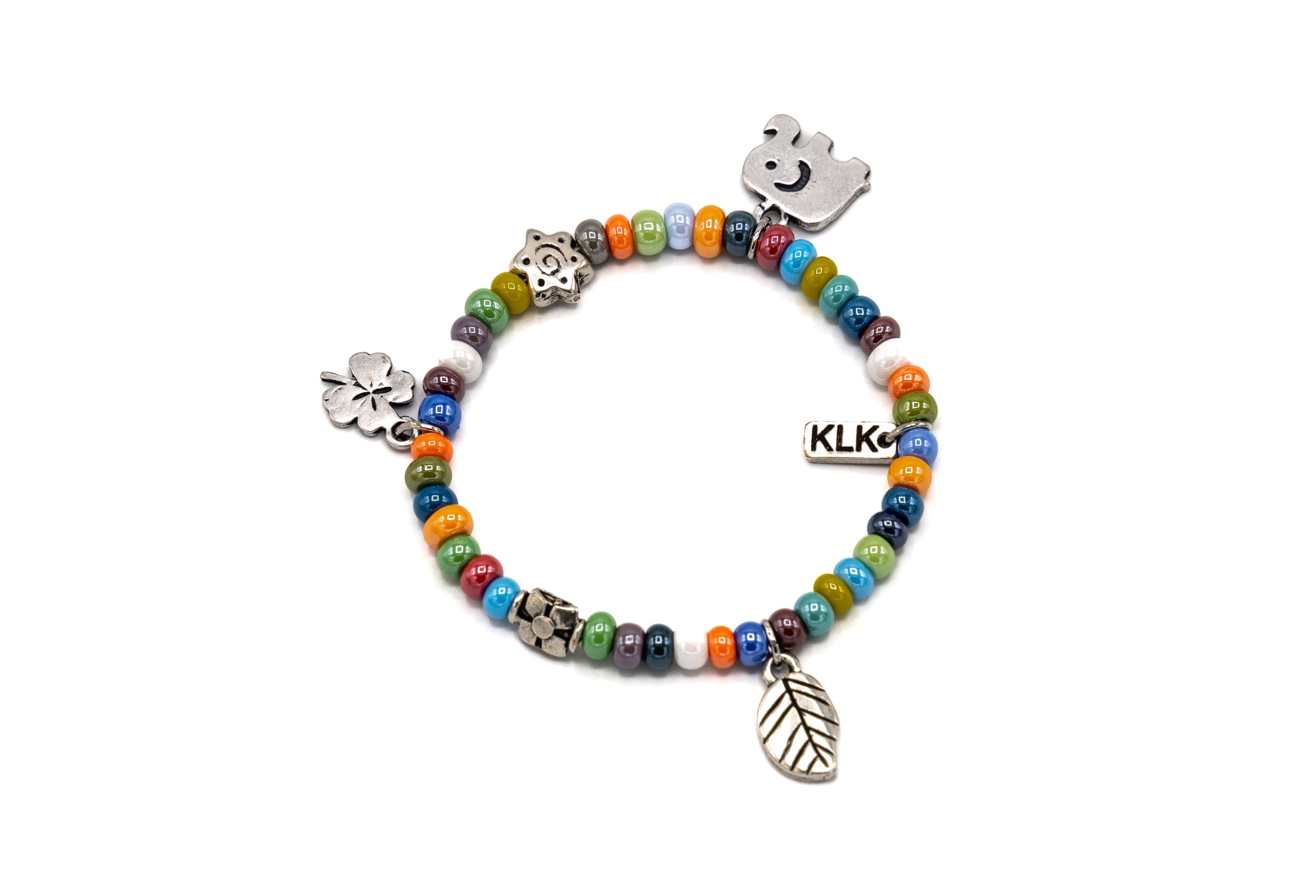 Bracciale vetro colorato - KLK