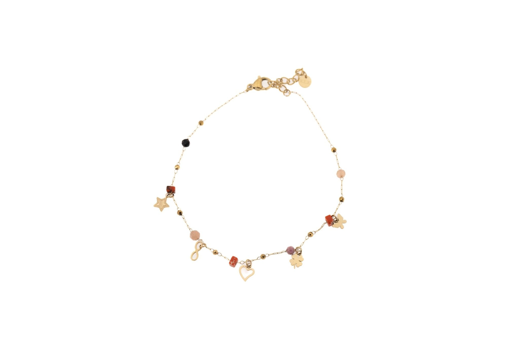 Cavigliera pietrine e ciondolini - KLK