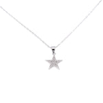 Collana argento stella zirconcini - KLK