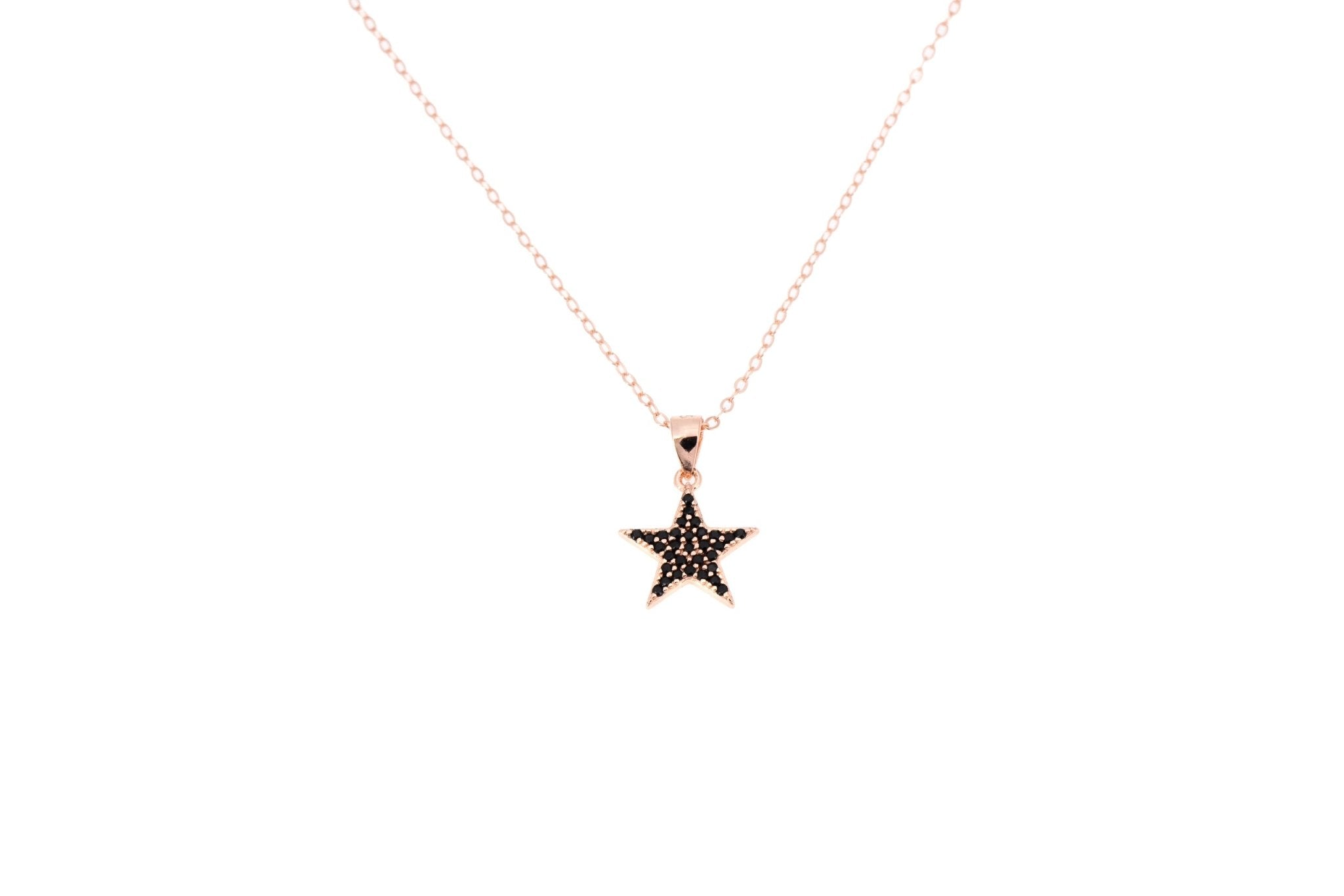 Collana argento stella zirconcini - KLK