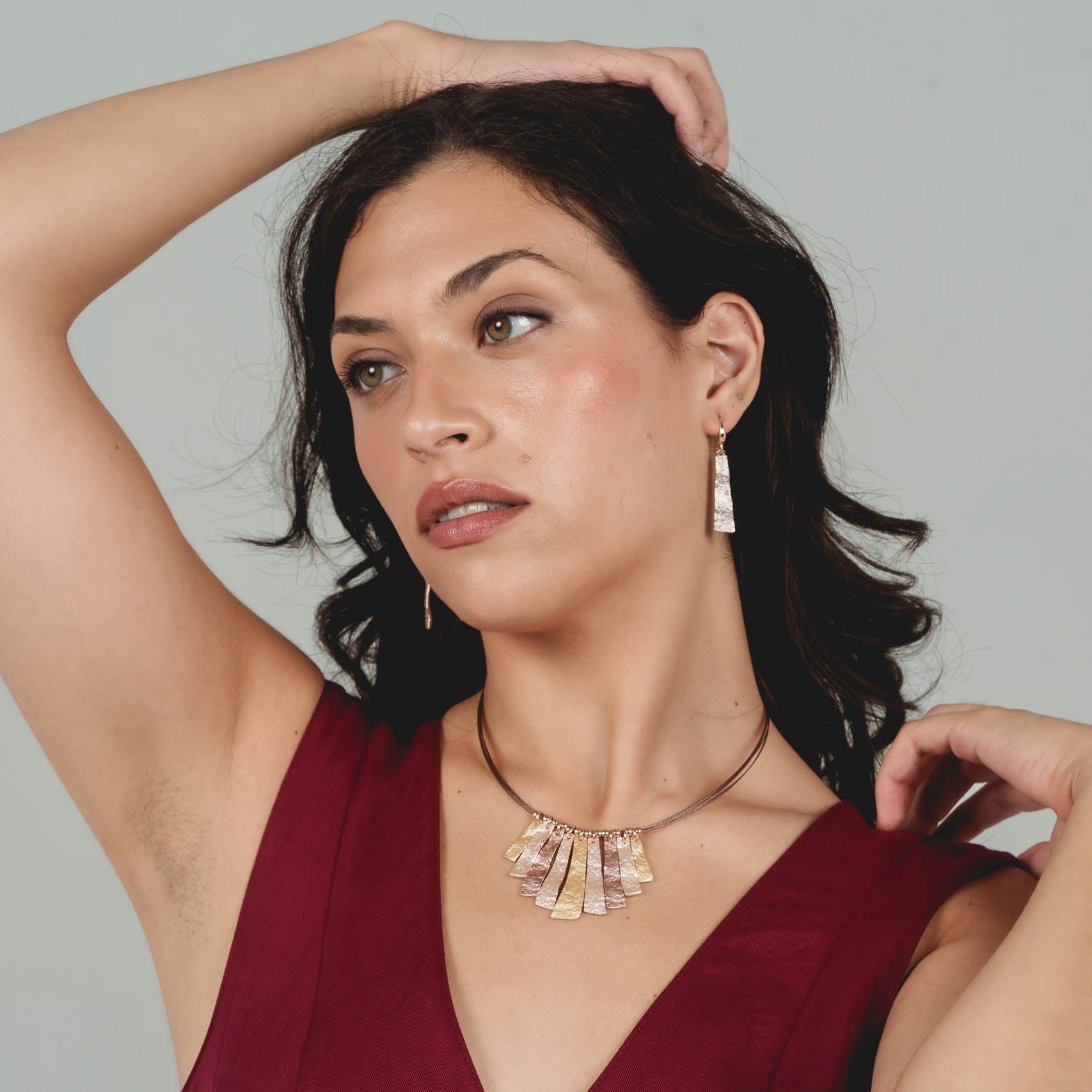 Collana barrette pendenti - KLK