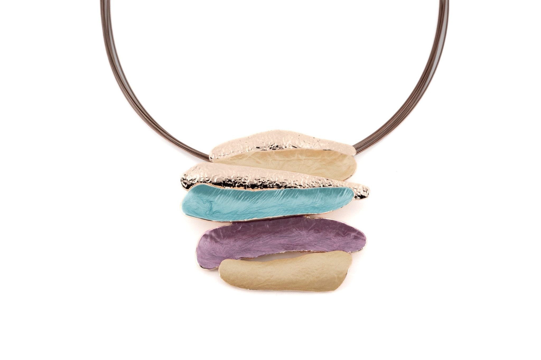 Collana barrette sovrapposte - KLK