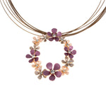 Collana cerchio fiorellini - KLK