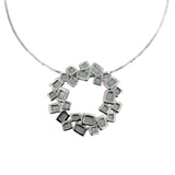 Collana cerchio quadratini - KLK