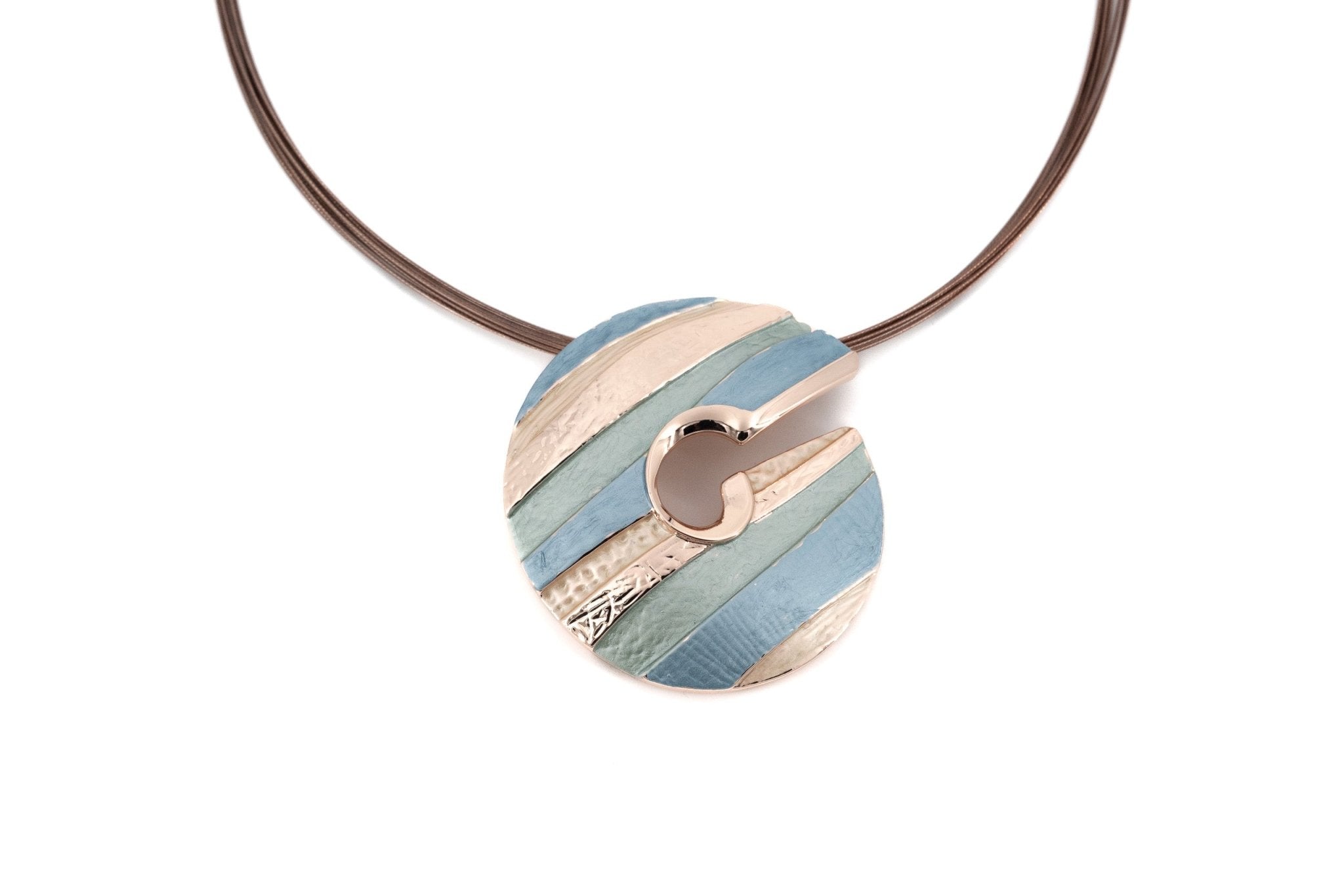 Collana chiocciola rigata - KLK