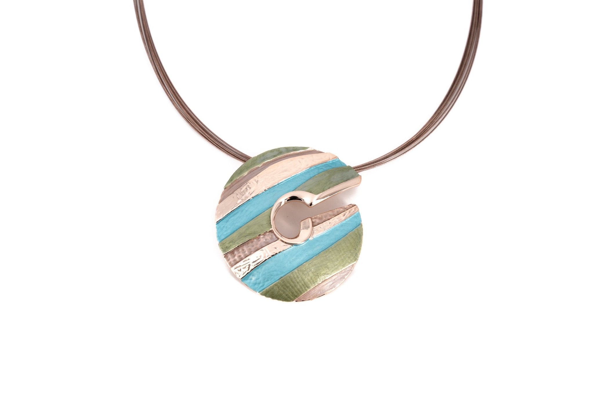 Collana chiocciola rigata - KLK