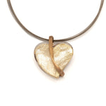Collana cuore resina - KLK