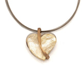 Collana cuore resina - KLK