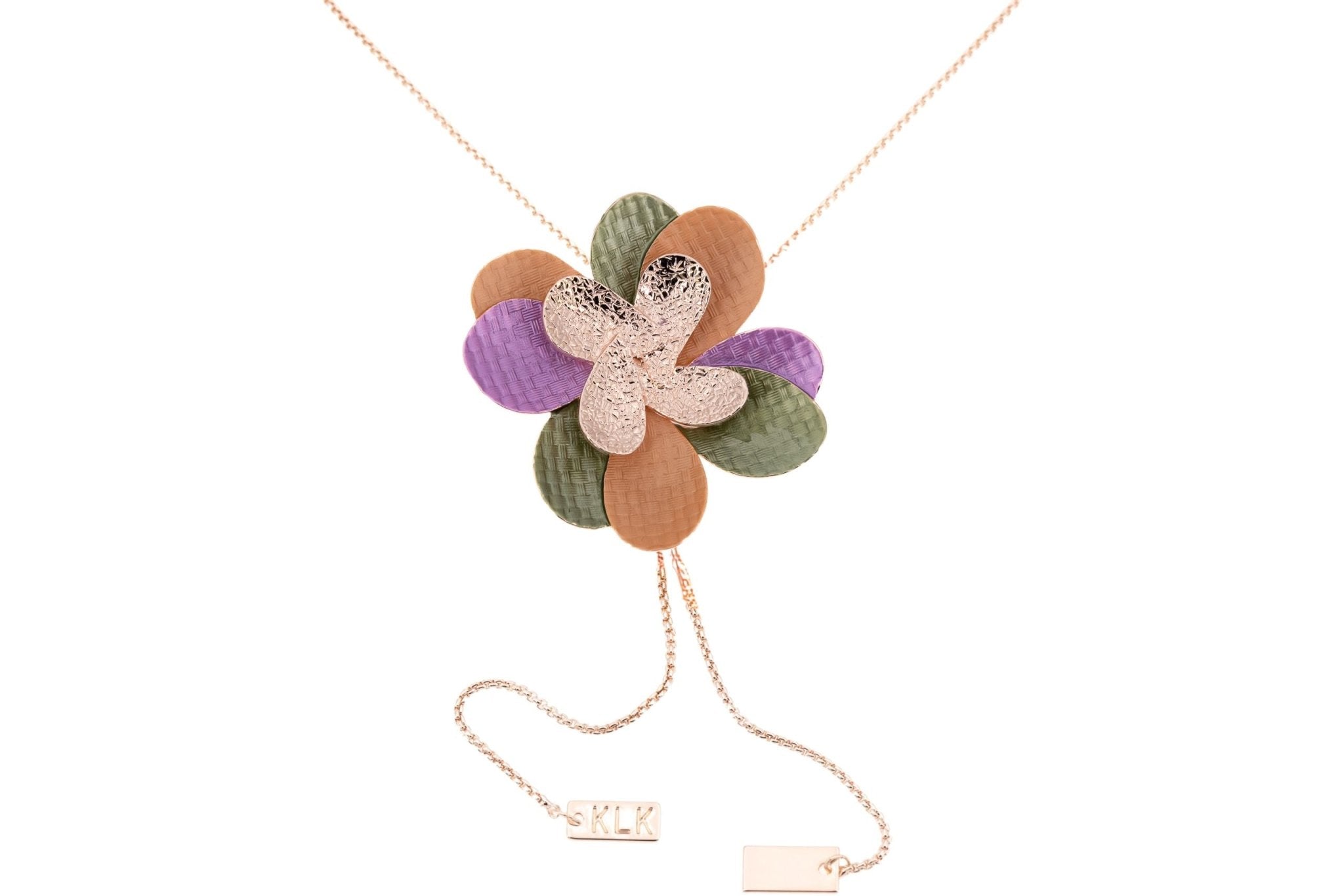 Collana doppio fiore - KLK