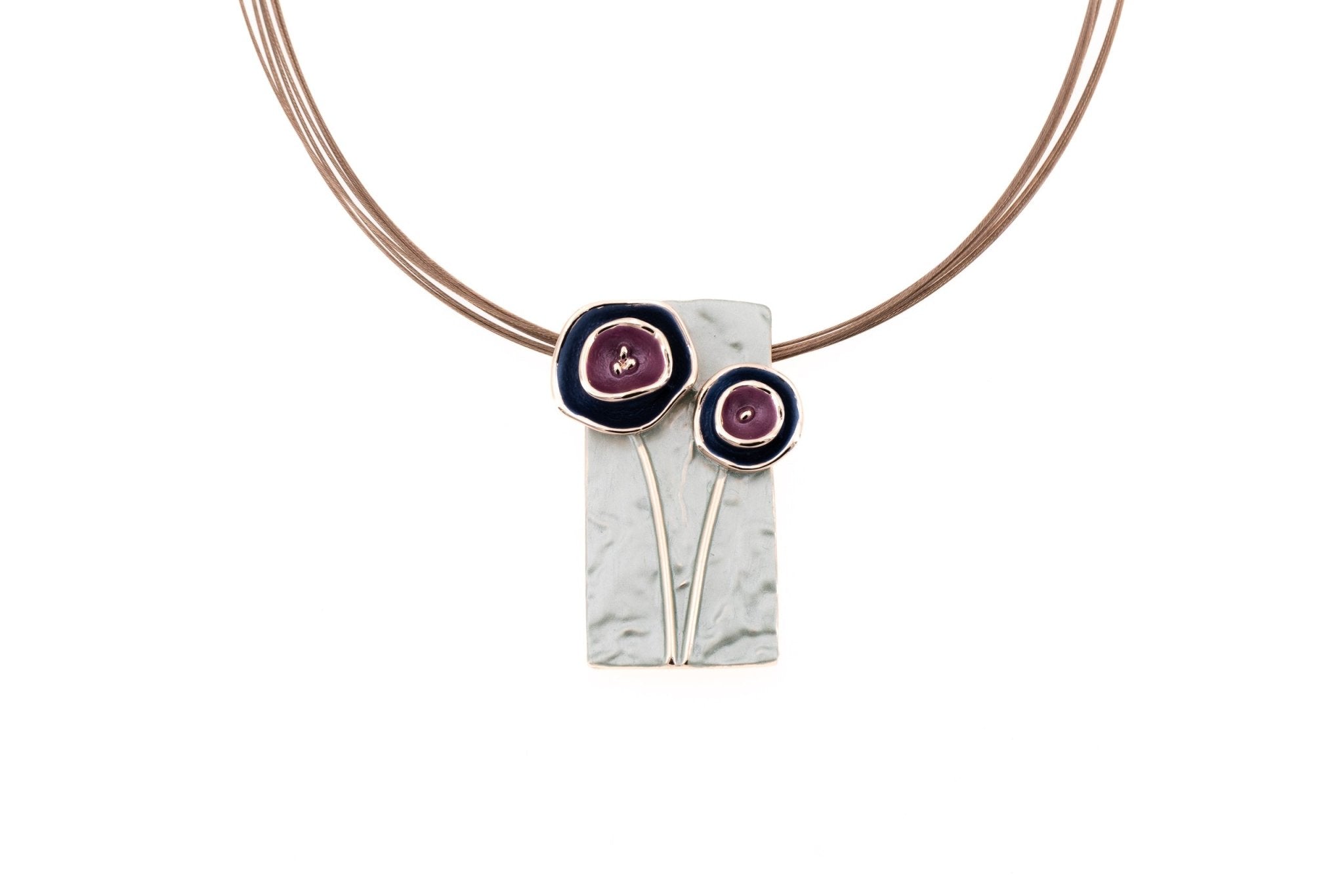 Collana due fiori - KLK