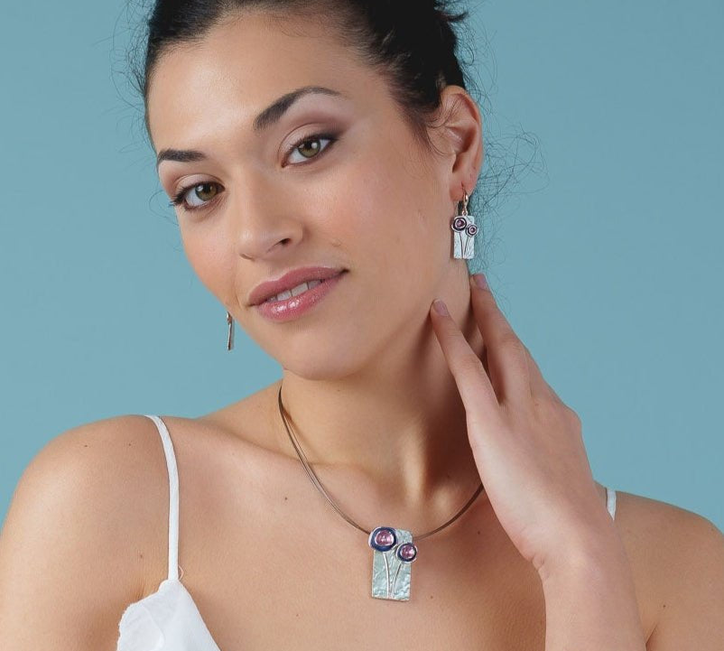 Collana due fiori - KLK