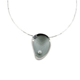 Collana goccia con perla - KLK