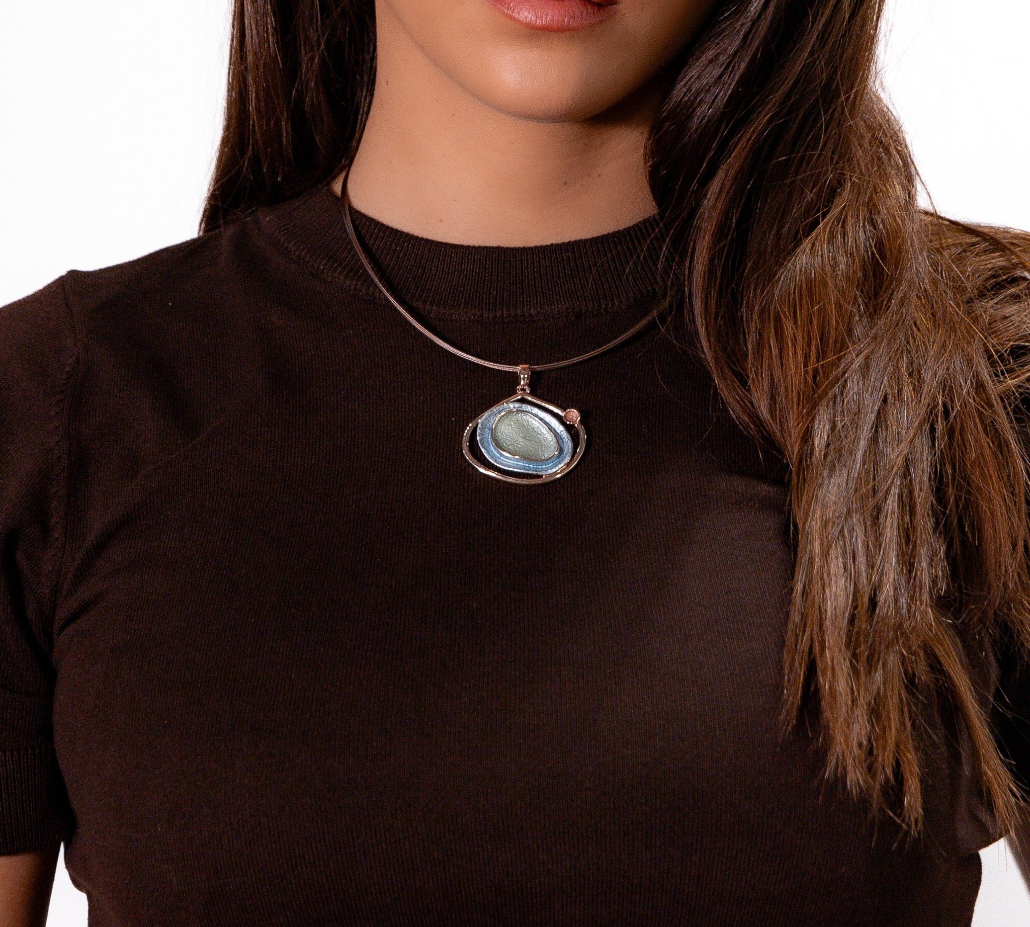 Collana goccia irregolare - KLK