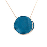 Collana lunga tondo fessura - KLK