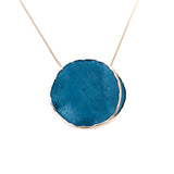 Collana lunga tondo fessura - KLK