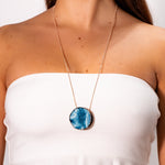 Collana lunga tondo fessura - KLK