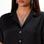 Collana lunga tre barrettine - KLK